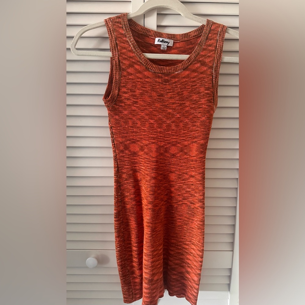 RedBerry Orange Tight Dress